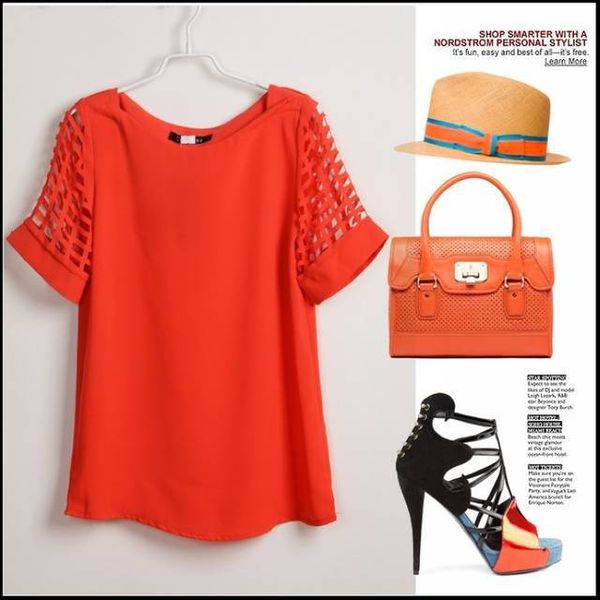 

asds women's o-neck solid hollow sleeve casual chiffon t-shirt feminina t-shirts red blue wcs8480, White