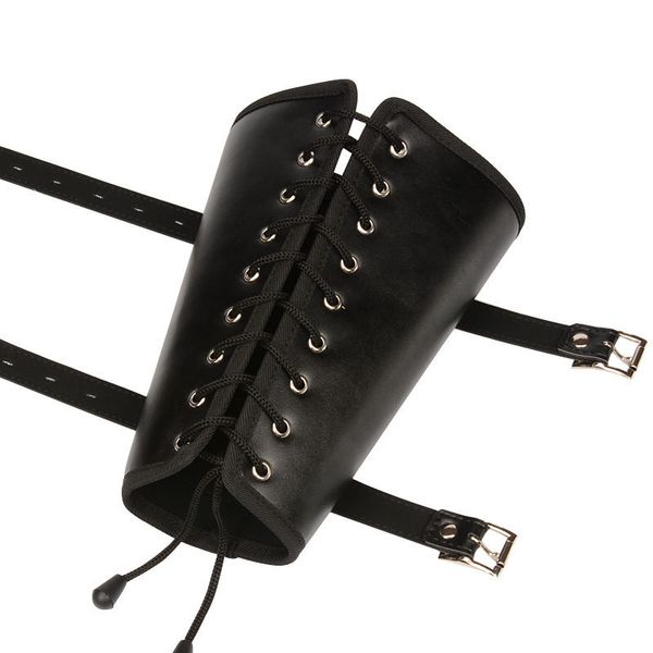 Bondage Braço de Couro Macio Braço Bondage Hand Buffs Restrição Fetish Fetish Sex Toy Kit # T89