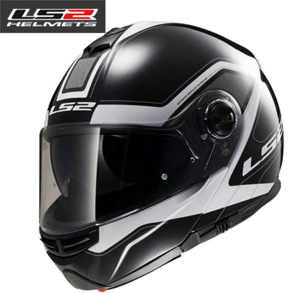 

ls2 ff325 flip up motorcycle helmet individuality modular ece moto helmet double sun lens full face motorbike