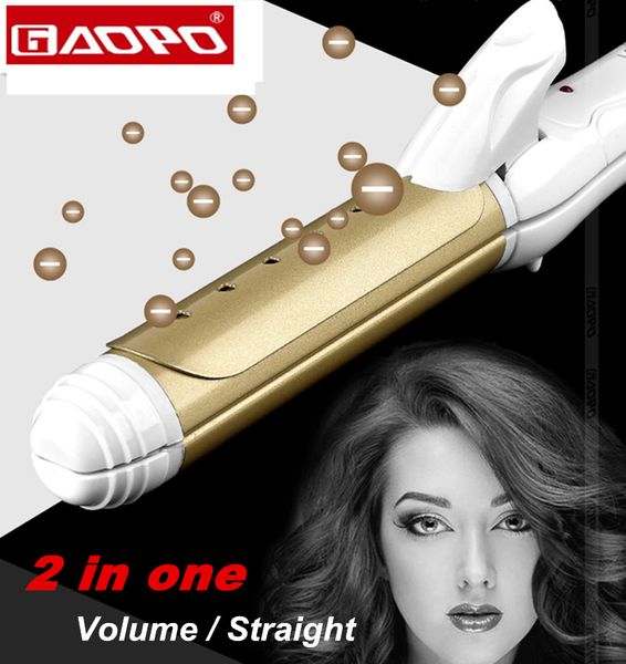 

styling tool hair straightening curler comb straightener hair curler for volume/ straight in one ceramic curling