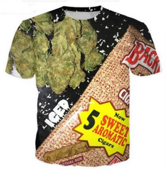 

новая мода 3d футболки повседневная backwoods summer style мужчины и женщины топы с коротким рукавом творческий отпечатанных тройники zcq019, White;black