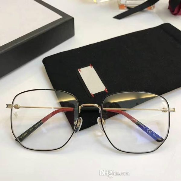 Novos óculos de armação dos homens das mulheres designer de marca de óculos armações de marca designer de óculos de lente clara quadro oculos 0396