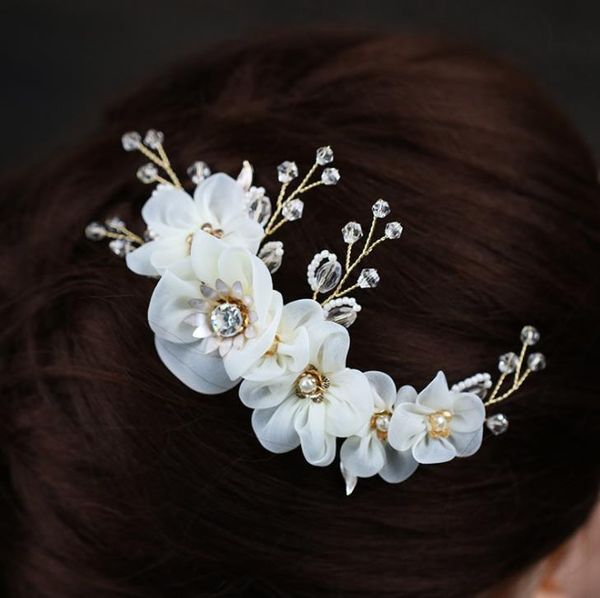 Europeu e Americano quente nova cabeça ornamentos, seda, fios, flores, cabeleireiro, pentes de noiva, vestidos de noiva, vestido de noiva acessórios