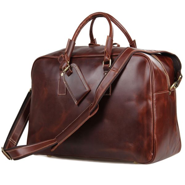 

new cool travel bag eternal warp retro style smooth oil leather section large handbag back to wholesale