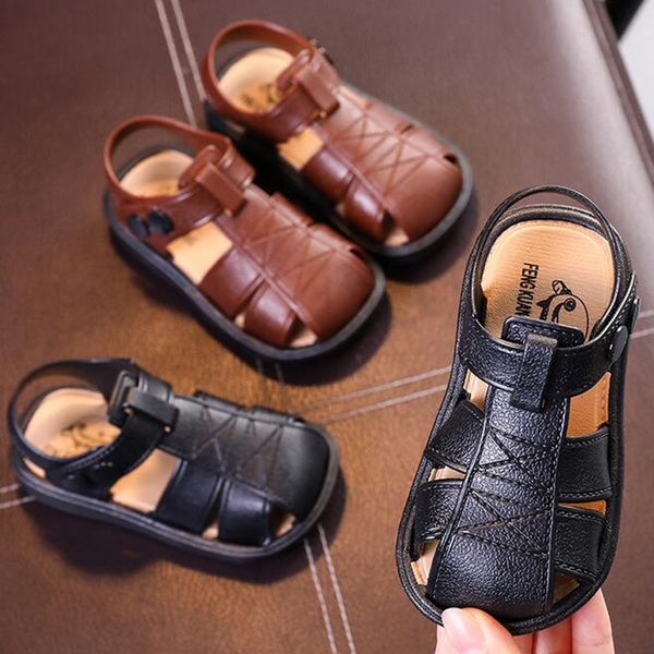 

boys sandals summer 2018 new arrival baby kids shoes for fashion princess clogs beach girl shoes, Black;red