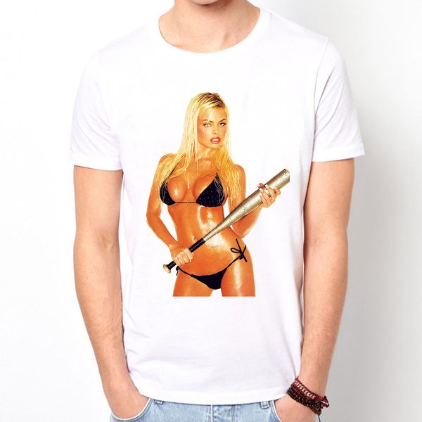 Compre Jesse Jane Bikini Sexy Estrella Porno Chica Camiseta Blanca Camiseta  Camiseta Estampada A $16.24 Del Qz1538381382 | DHgate.Com
