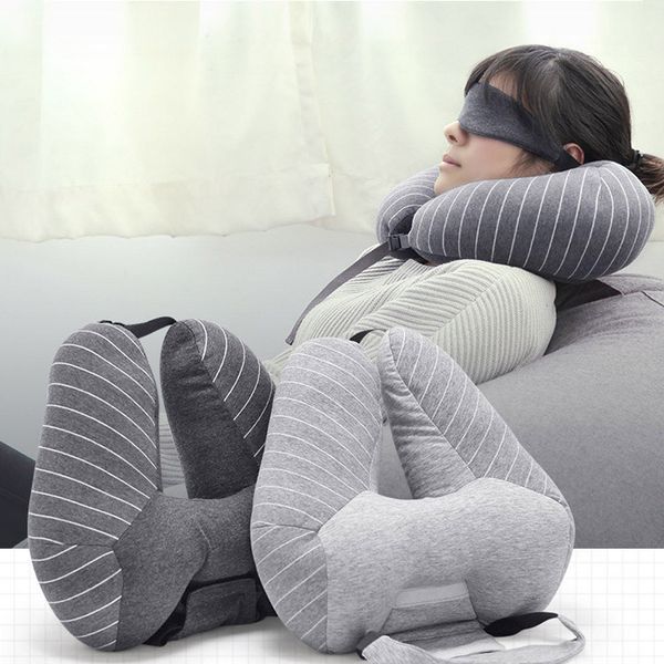 

hoiime creative eye pillow multifunctional u pillow nap neck with eye mask for plane travel for sleep cushion