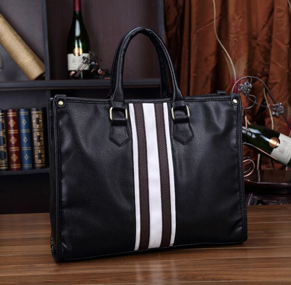 

x-online man handbag male fashion tote handles