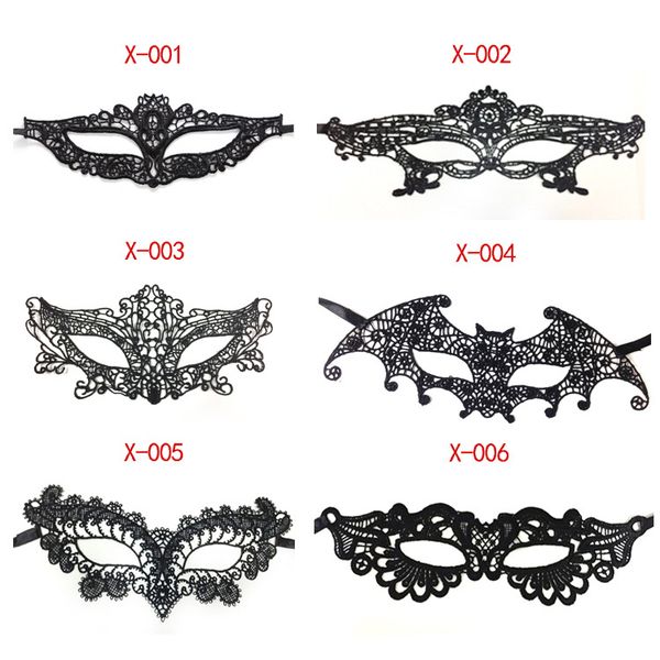 

fashion black lace mask halloween masquerade nightclub women mask party accessories wholesale 50pcs/lot, Silver