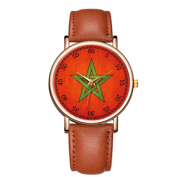 

baosaili wrist watches pentagram paern watches women femme leather band quartz movement men's watch relogios masculino b-9127, Slivery;brown