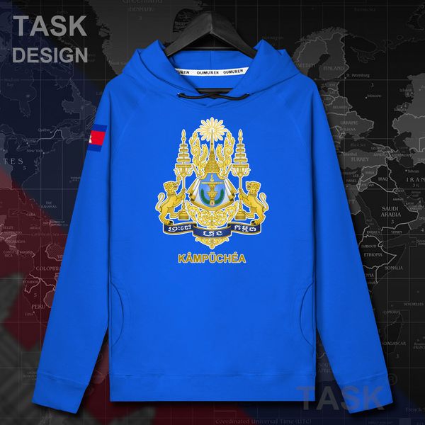 

cambodia kampuchea khm cambodian khmer mens hoodie pullovers hoodies sportswear men sweatshirt streetwear tracksuit clothes 20, Black