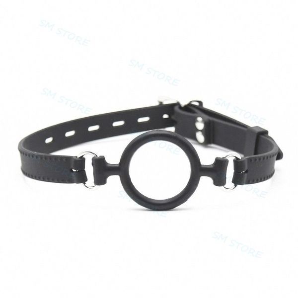 

toy silicone for o full head gag harness mouth open ring couple fun #t89 ajcnu