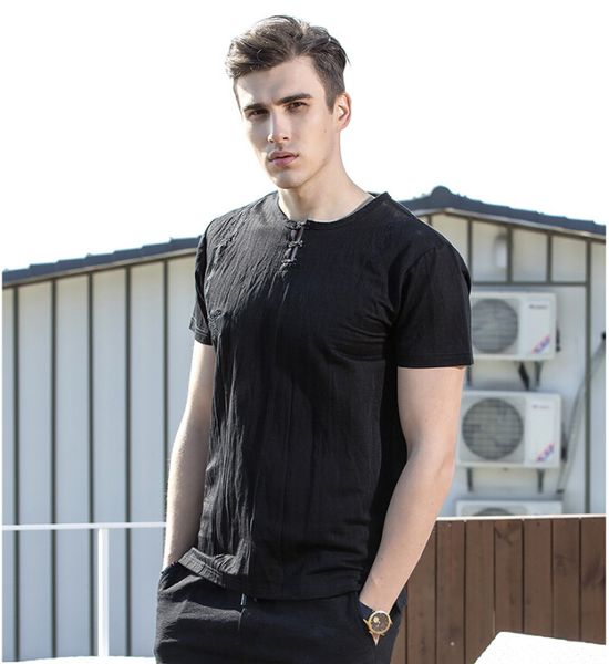 

мужская одежда сплошной цвет повседневная вышивка тонкий тройники мужской лето дышащий быстрый сухой футболки бесплатная доставка, White;black