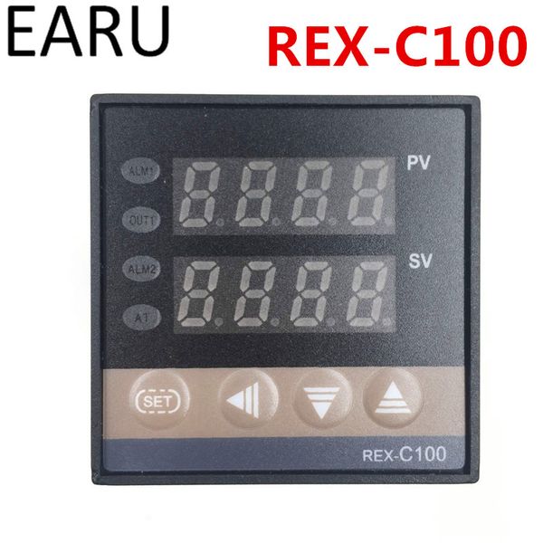 

new rex-c100 digital pid temperature control controller thermostat thermometer ssr solid state relay output universal input