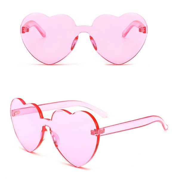 

klassnum large oversized womens heart shaped sunglasses cute love fashion eyewear, White;black