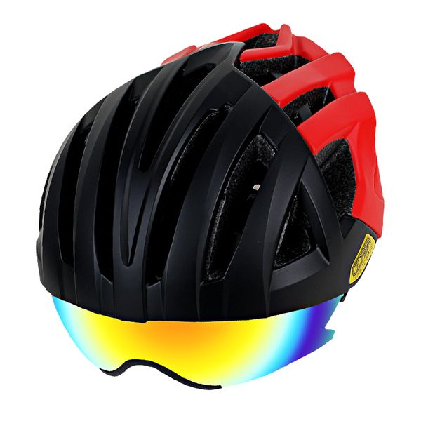 

cycling helmet multi-function riding helmet smart bicycle magnetic goggles