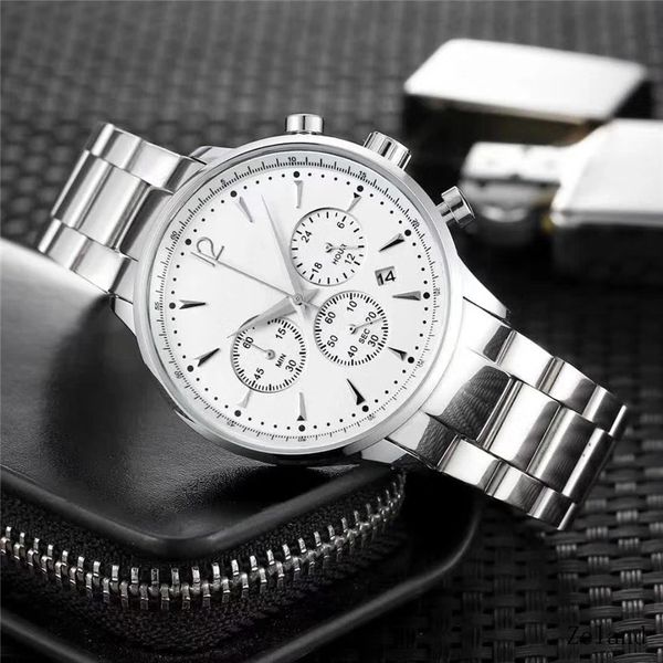 

2018 luxury men watches Chronograph Automatic fully functional Watch Stainless Steel Quartz Movement Sports Watches Aquaracer Wristwatches