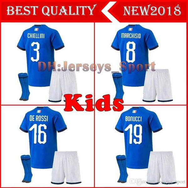 

Italy world cup jer ey kid kit home youth jer ey de ro i bonucci verratti chiellini in igne belotti jer ey 2018 italy football uniform