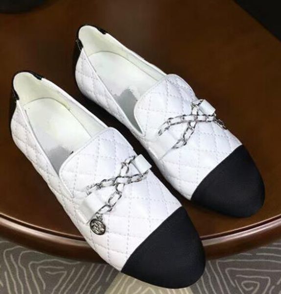 

New fa hion heep kin ca ual hoe women 039 flat heep kin titching ingle hoe rhombic electric embroidery chain flat hoe