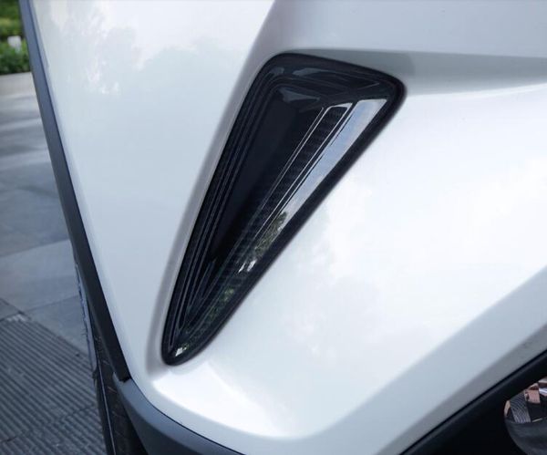 Hochwertige 2-teilige Auto-Nebelscheinwerfer-Dekorationsabdeckung + 2 Nebelscheinwerfer-Dekorationsring für Toyota CHR C-HR 2016