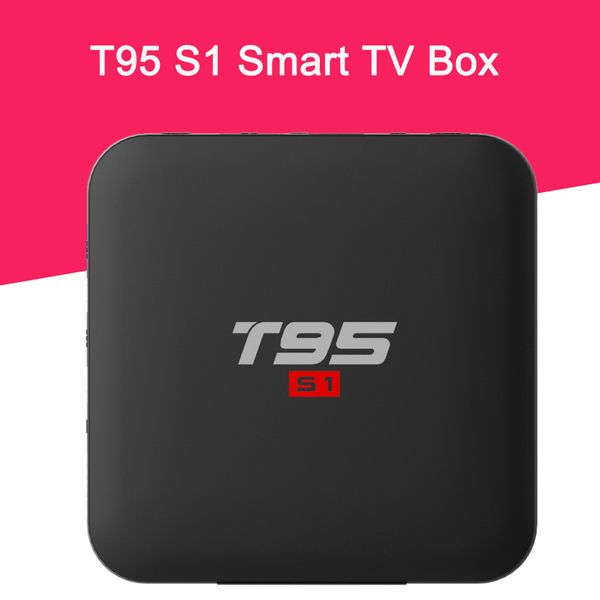 

t95 s1 smart tv box amlogic s905w quad core 2gb 16g 1gb 8gb android 7.1 os