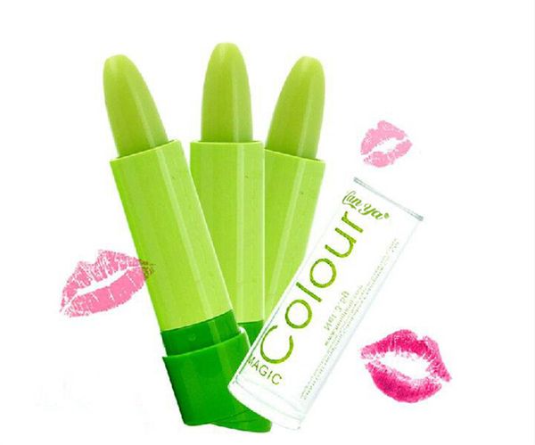 

women ladies waterproof elegant magic fruity smell lipstick long lasting sweet girl lip makeup cream changable color lipstick