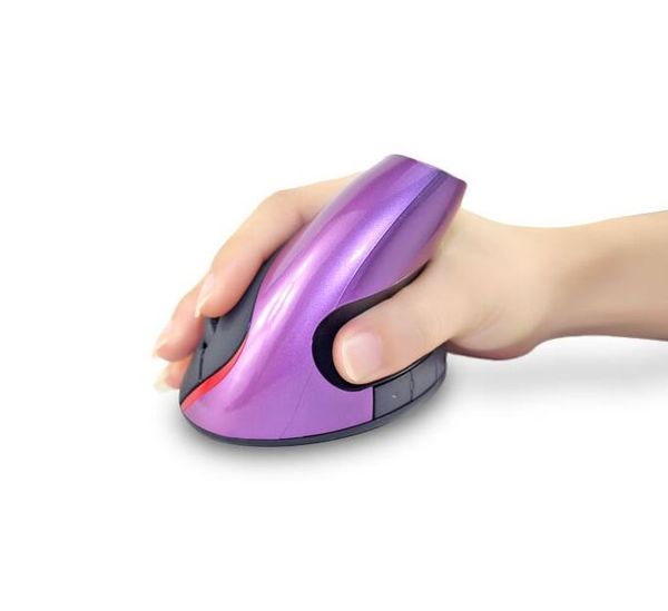 

vertical charge fashion office remote wireless mouse ergonomics optical game mouse third gear dpi toggle ing