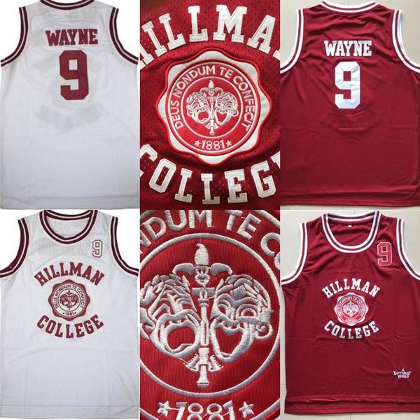 

Dwayne Wayne #9 Hillman Jersey #9 Dwayne Wayne Jersey All Stitched Top Quality Moive Jerseys fast Free Shipping