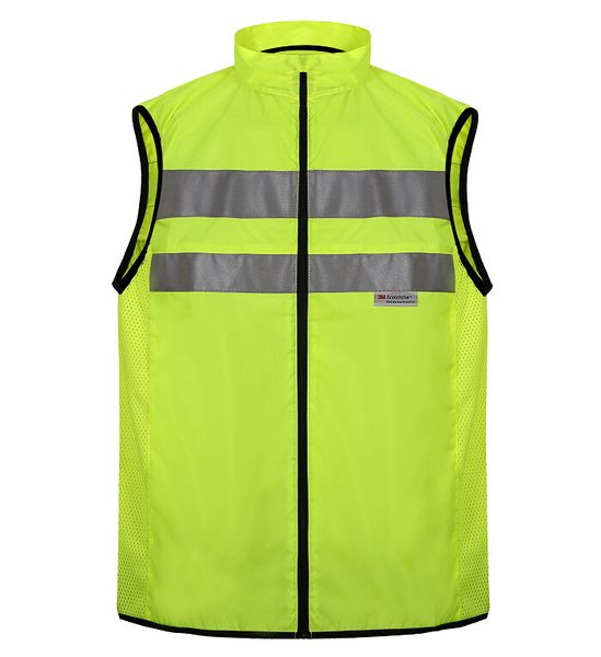 

3m reflective tape running vest reflex sport cycling jersey, Black;blue