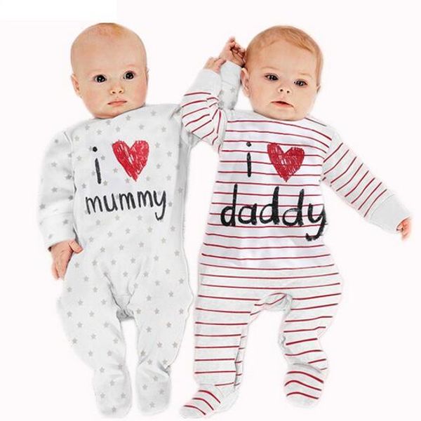 

2018 new baby rompers first movement newborn clothes romper with foot cover baby pajamas stripe body suit 1pcs/set, Blue