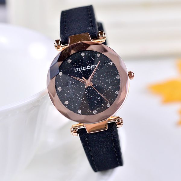 

luxury diamond quartz ladies watch women personality popular starry sky bracelet wrist watch rhinestone design female clock, Slivery;brown
