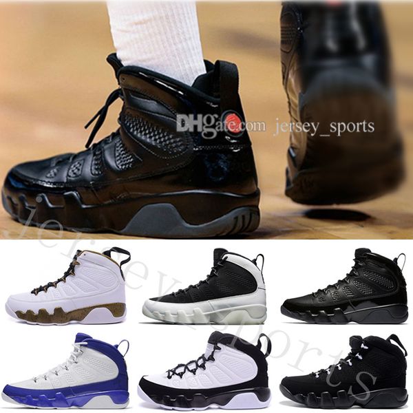 

2018 9 space jam mens basketball shoes for men black blue 2018 sneakers athletic trainers 9s sport sneakers designer shoes us 7-13