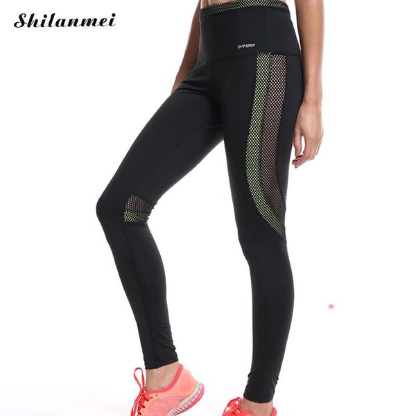 

yoga pant legging sport tights running women gym fitness high elastic pants high waist female tight slim workout long hip up, White;red