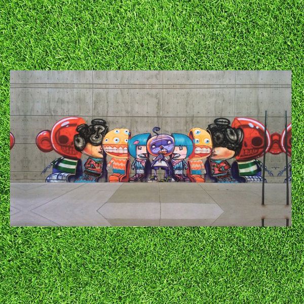 

graffiti abstract canvas painting street pop art painting cartoon figure hd prints wall picture for living room