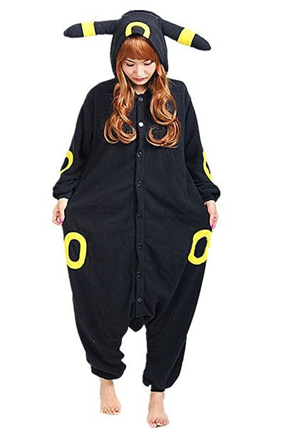 

animal cosplay costume pajamas, Black