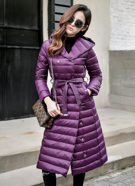 Frauen Gürtel 12 A Von Lange Daunenmantel Female Huhu93047 Auf Vintage Mit Winter Großhandel Linie Parka Warme Mantel 2018 Daunenjacke Ultralight XOk8n0wP