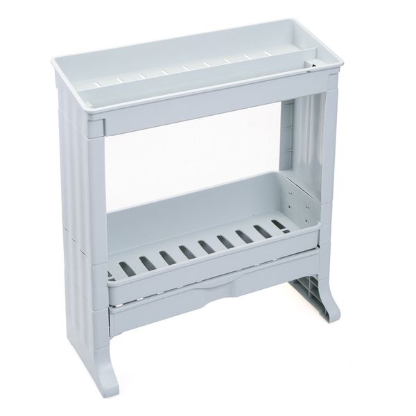 2019 Multifunctional Plastic Double Layer Bathroom Cabinet