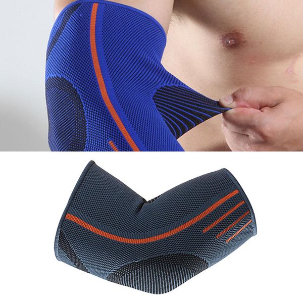

1 pcs breathable compression sleeve elbow brace support protector for weightlifting arthritis volleyball tennis arm brace, Black;gray