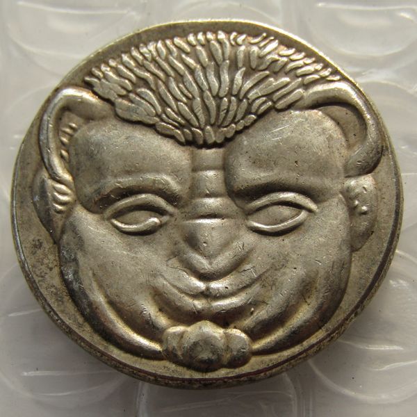 G32 Repro Ancient Coin Grecia Tetradrachm Bruttium Craft Rhegion Copia all'ingrosso