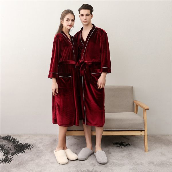 

fall sleepwear l spa bath robe nightgown lovers luxury pajamas lightweight kimono robe for men and women - comfy longer bathrobe, Black;brown