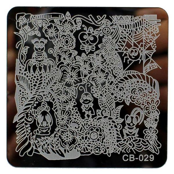 

menow 2018 women's fashion newly pattern diy nail art image stamp stamping plates manicure template nail art accessories 07.30, White