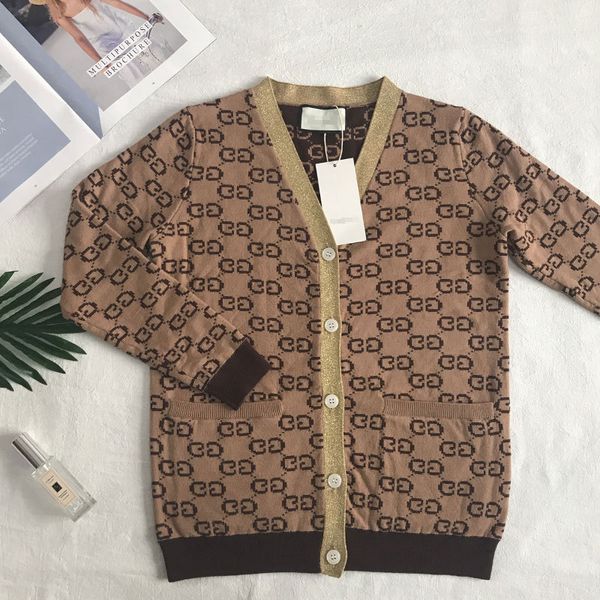 

2018 Ранней Весной Новый Вне V Письмо Свитер Вязаный Свитер Свитер Пальто