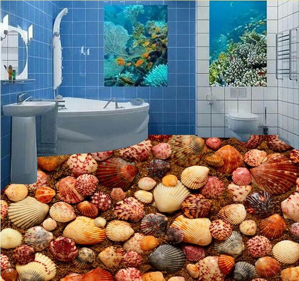 

обои кирпичная стена 3d пляжные раковины 3d фон стены обои home decor для детей