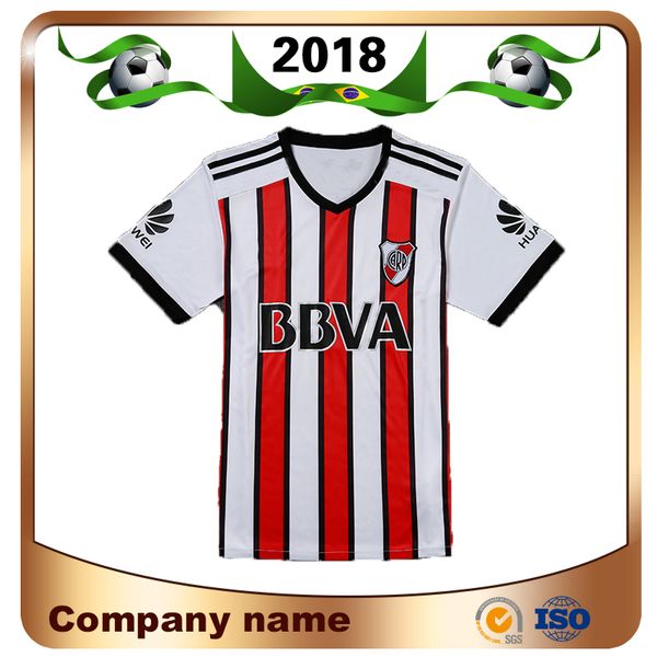 

Top Thai Edition 2018 River plate Soccer jersey 17/18 Riverbed Club Third Awany Soccer Shirt Short sleeved football uniforms