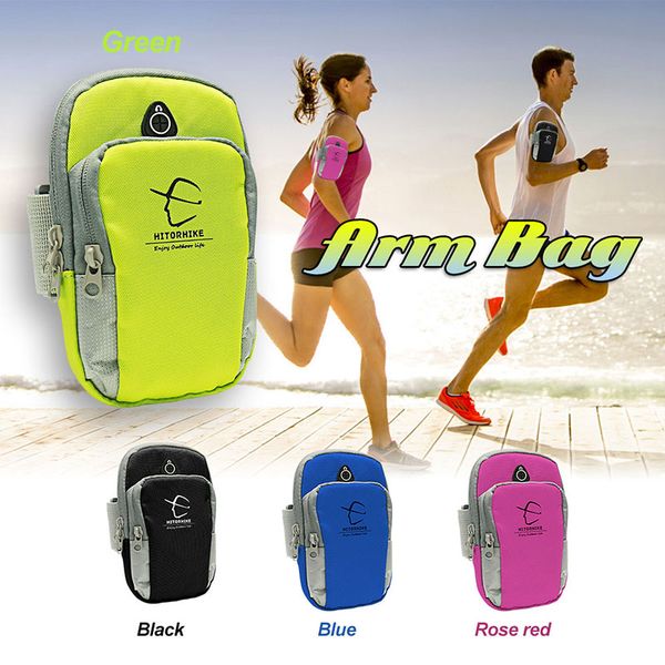 

1 piece 5.5 inch running jogging gym phone bag sports wrist bag arm ,outdoor waterproof nylon hand for camping hiking