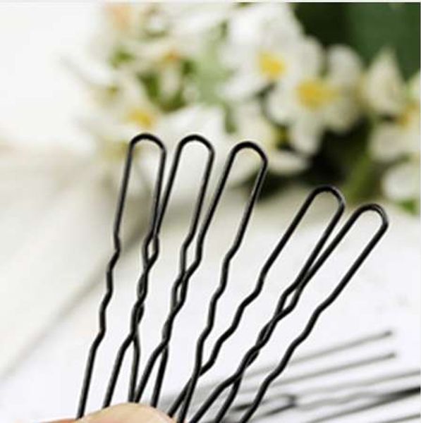 

20pc black metal hair clips metal thin u shape hairpins hair pin clips barrette hair styling braider hairdressing accessories, Black;brown