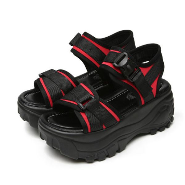 

2018 сандалии Женские летние Хань издание студент толстым дном бисквит и скользкий