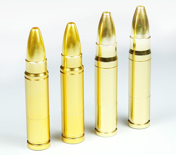 

metal smoking 74/78mm aluminum tobacco bullet alloy metal two for dry herb pipes pipe pipe size for option frkfh