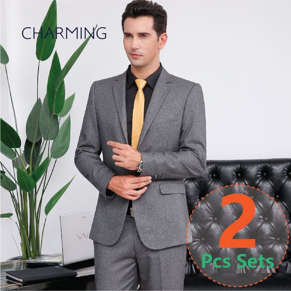 

серый костюм мужской подходит для современных мужские костюмы деловые костюмы для мужчин формальные куртки мужчины дизайнер мужской костюм 2, Black;gray