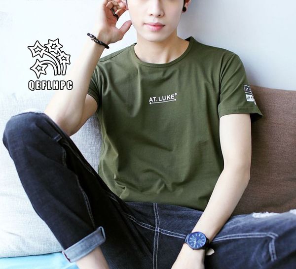 

man's t-shirt short sleeve spring summer casual fashion men's t-shirts 95% cotton men's tees crew neck men's clothing bl, White;black